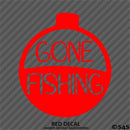 Gone Fishing Bobber Hunting Vinyl Decal
