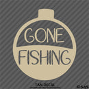 Gone Fishing Bobber Hunting Vinyl Decal