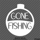 Gone Fishing Bobber Hunting Vinyl Decal