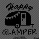 Happy Glamper Camping Vinyl Decal