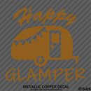 Happy Glamper Camping Vinyl Decal