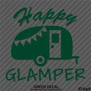 Happy Glamper Camping Vinyl Decal