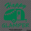 Happy Glamper Camping Vinyl Decal