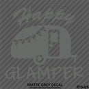 Happy Glamper Camping Vinyl Decal