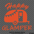 Happy Glamper Camping Vinyl Decal