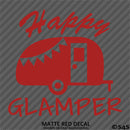 Happy Glamper Camping Vinyl Decal