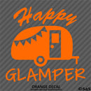 Happy Glamper Camping Vinyl Decal