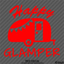 Happy Glamper Camping Vinyl Decal