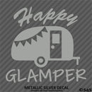 Happy Glamper Camping Vinyl Decal