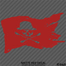 Kayak Flag Skull And Crossbones Vinyl Decal