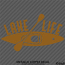 Lake Life Kayak Vinyl Decal