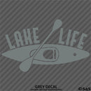 Lake Life Kayak Vinyl Decal