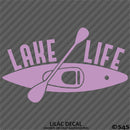 Lake Life Kayak Vinyl Decal