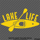 Lake Life Kayak Vinyl Decal