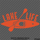 Lake Life Kayak Vinyl Decal