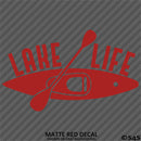Lake Life Kayak Vinyl Decal
