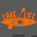 Lake Life Kayak Vinyl Decal