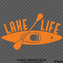 Lake Life Kayak Vinyl Decal