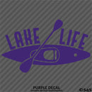 Lake Life Kayak Vinyl Decal