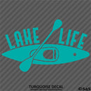 Lake Life Kayak Vinyl Decal