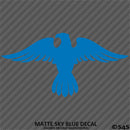 Military Eagle Silhouette Vinyl Decal
