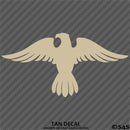 Military Eagle Silhouette Vinyl Decal