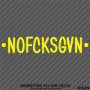 NOFCKSGVN JDM Style Vinyl Decal