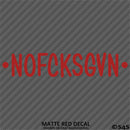 NOFCKSGVN JDM Style Vinyl Decal