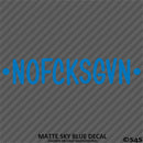 NOFCKSGVN JDM Style Vinyl Decal