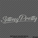 Sitting Pretty JDM Style Lowrider Bagged Vinyl Decal