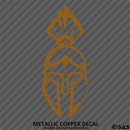Spartan Helmet Silhouette Vinyl Decal