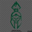 Spartan Helmet Silhouette Vinyl Decal