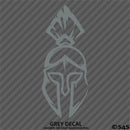 Spartan Helmet Silhouette Vinyl Decal