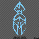 Spartan Helmet Silhouette Vinyl Decal