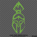 Spartan Helmet Silhouette Vinyl Decal