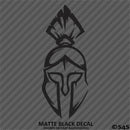Spartan Helmet Silhouette Vinyl Decal
