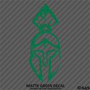 Spartan Helmet Silhouette Vinyl Decal