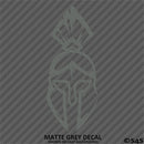 Spartan Helmet Silhouette Vinyl Decal