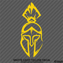 Spartan Helmet Silhouette Vinyl Decal