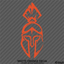 Spartan Helmet Silhouette Vinyl Decal