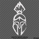 Spartan Helmet Silhouette Vinyl Decal