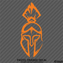 Spartan Helmet Silhouette Vinyl Decal