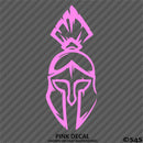 Spartan Helmet Silhouette Vinyl Decal