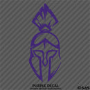 Spartan Helmet Silhouette Vinyl Decal