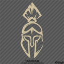 Spartan Helmet Silhouette Vinyl Decal