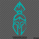 Spartan Helmet Silhouette Vinyl Decal