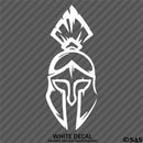 Spartan Helmet Silhouette Vinyl Decal