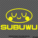 Subuwu Funny Anime JDM Style Vinyl Decal