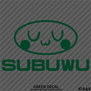 Subuwu Funny Anime JDM Style Vinyl Decal