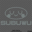 Subuwu Funny Anime JDM Style Vinyl Decal